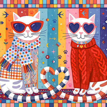 CherryPazzi Kittens in Love Puzzel 300 Stukjes XL