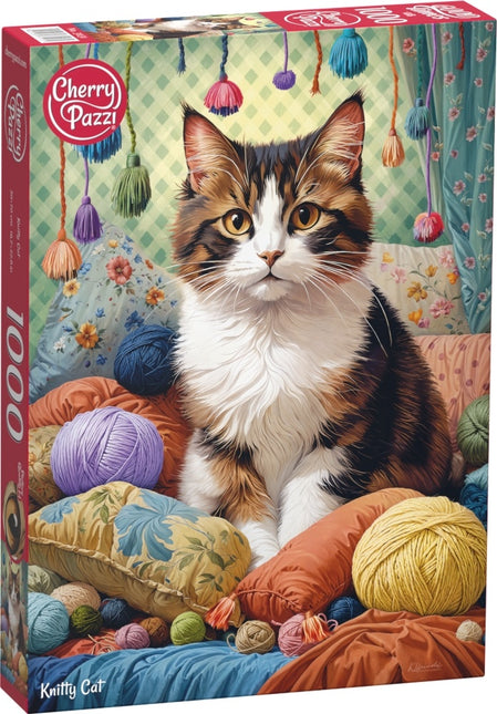 CherryPazzi Knitty Cat Puzzel 1000 Stukjes