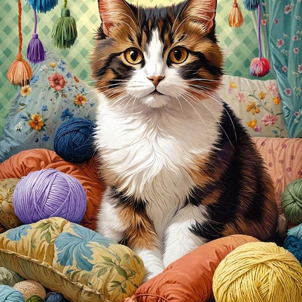 CherryPazzi Knitty Cat Puzzel 1000 Stukjes