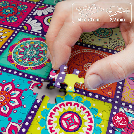 CherryPazzi Ornamental Squares Puzzel 1000 Stukjes