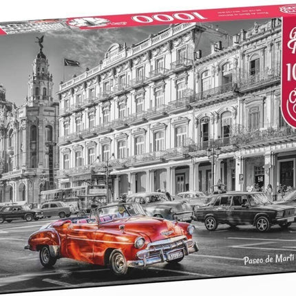 CherryPazzi Paseo de Marti in Havana Puzzel 1000 Stukjes