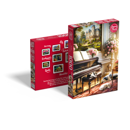 CherryPazzi Piano Room Puzzel 1000 Stukjes