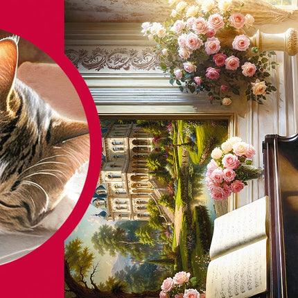 CherryPazzi Piano Room Puzzel 1000 Stukjes