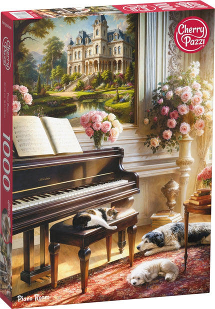 CherryPazzi Piano Room Puzzel 1000 Stukjes