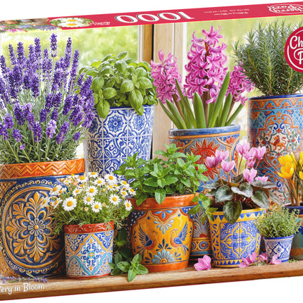 CherryPazzi Pottery in Bloom Puzzel 1000 Stukjes