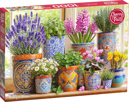 CherryPazzi Pottery in Bloom Puzzel 1000 Stukjes