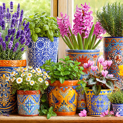 CherryPazzi Pottery in Bloom Puzzel 1000 Stukjes