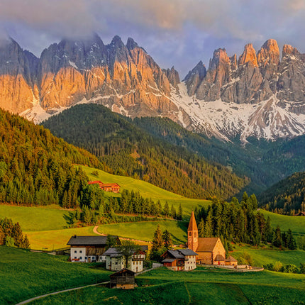 CherryPazzi Santa Maddalena, Dolomites Puzzel 1000 Stukjes