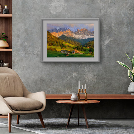 CherryPazzi Santa Maddalena, Dolomites Puzzel 1000 Stukjes