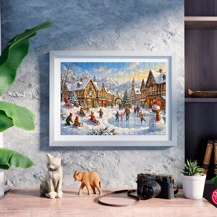 CherryPazzi Snowglow Village Puzzel 300 Stukjes XL