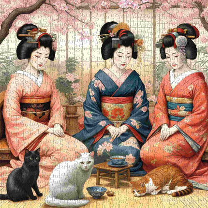 CherryPazzi Springtime Tea Puzzel 1000 Stukjes