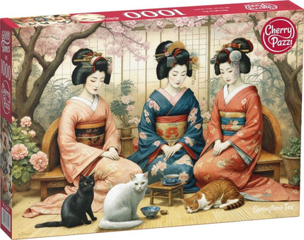 CherryPazzi Springtime Tea Puzzel 1000 Stukjes