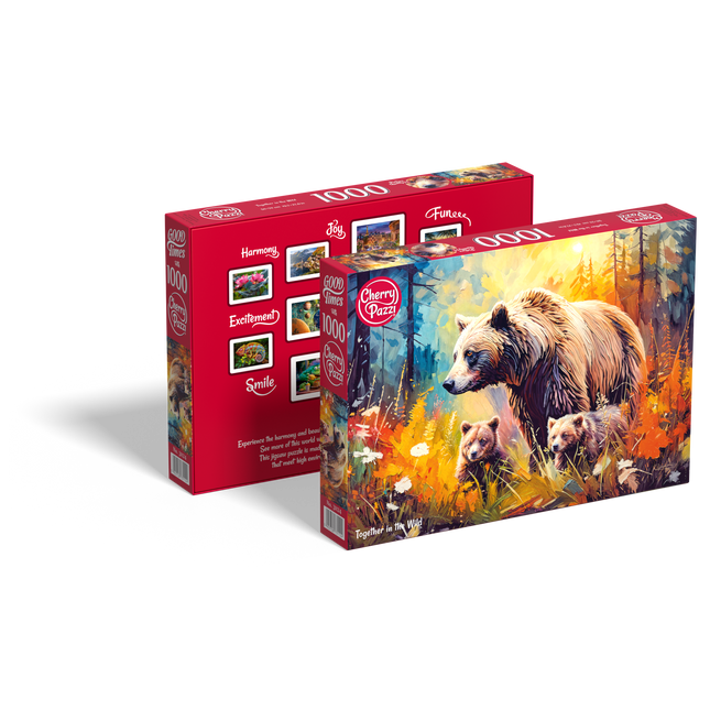 CherryPazzi Together in the Wild Puzzel 1000 Stukjes