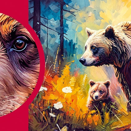 CherryPazzi Together in the Wild Puzzel 1000 Stukjes