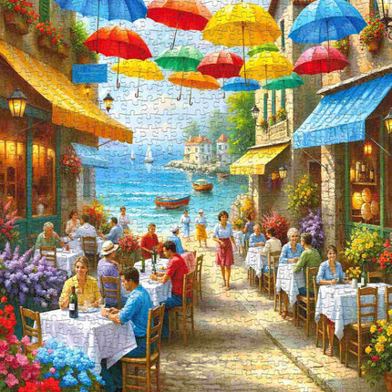 CherryPazzi Umbrella Alley Puzzel 1000 Stukjes
