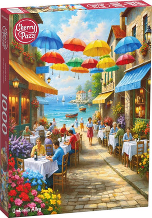 CherryPazzi Umbrella Alley Puzzel 1000 Stukjes