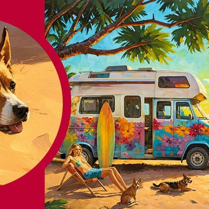 CherryPazzi Waiting for the Waves Puzzel 1000 Stukjes