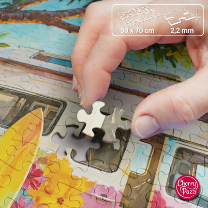 CherryPazzi Waiting for the Waves Puzzel 1000 Stukjes