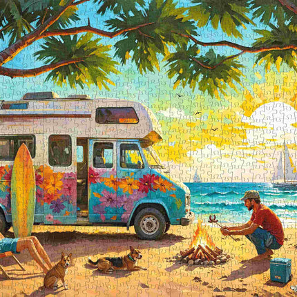 CherryPazzi Waiting for the Waves Puzzel 1000 Stukjes