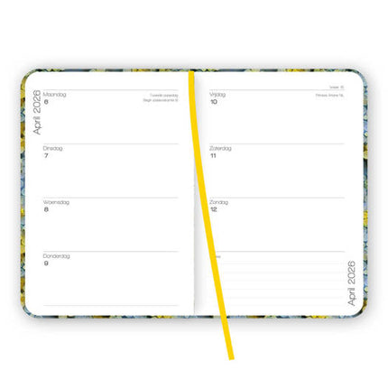 Comello 16-maanden Agenda Flowers 2026
