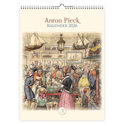 Comello Anton Pieck Kalender 2026 Groot Stoom- en scheepvaartmuseum