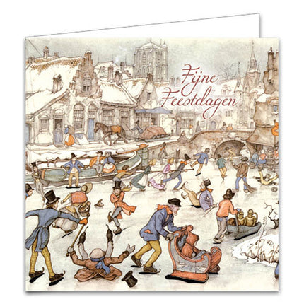 Comello Anton Pieck Kerstkaarten Kerstliedjes 10 Stuks