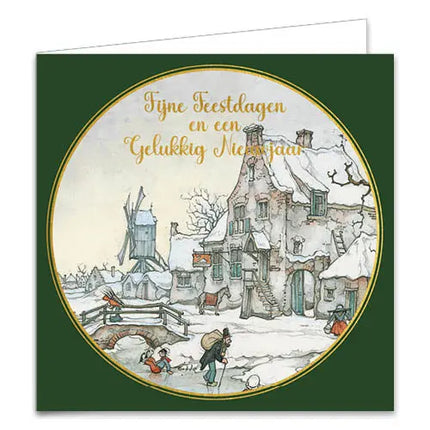 Comello Anton Pieck Kerstkaarten - Kerstzang - Winters