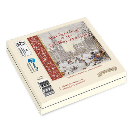 Comello Anton Pieck Kerstkaarten Kinderen in Slee