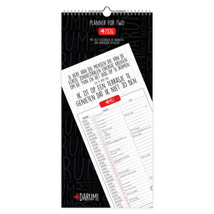 Comello Darum Planner voor 2 Kalender 2026