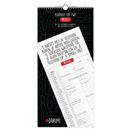 Comello Darum Planner voor 2 Kalender 2027
