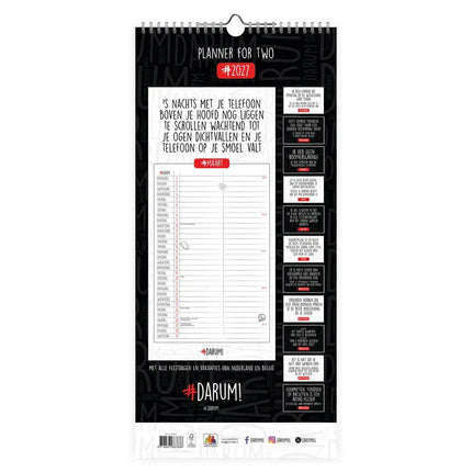 Comello Darum Planner voor 2 Kalender 2027