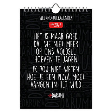 Comello Darum WEEKnotitiekalender 2027