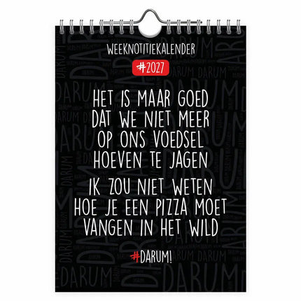 Comello Darum WEEKnotitiekalender 2027