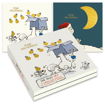 Comello Doe Eens Lief Kerstkaarten - Kerstballen – Maan
