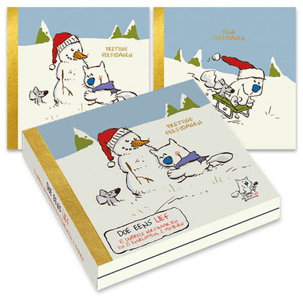 Comello Doe Eens Lief Kerstkaarten Sneeuwpop