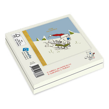 Comello Doe Eens Lief Kerstkaarten Sneeuwpop