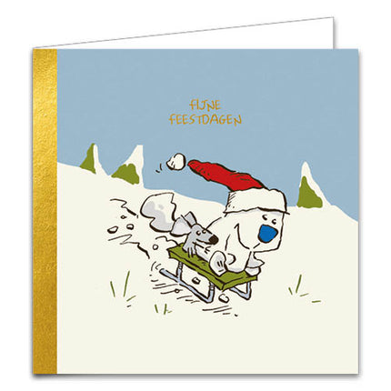 Comello Doe Eens Lief Kerstkaarten Sneeuwpop