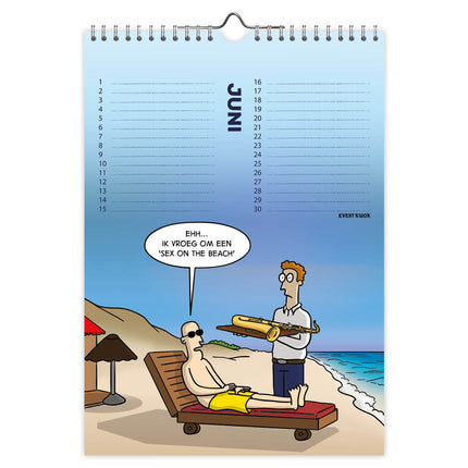 Comello Evert Kwok A4 Verjaardagskalender