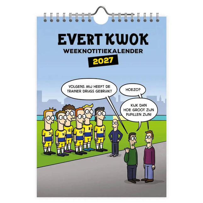 Comello Evert Kwok Weeknotitiekalender 2027 Pupillen