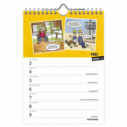 Comello Evert Kwok Weeknotitiekalender 2027 Stopverf