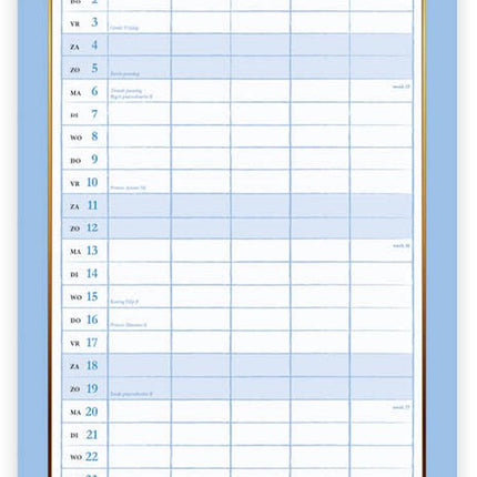Comello Familienotitiekalender 2026 5 personen