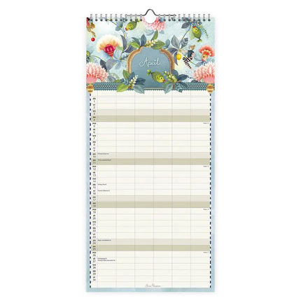 Comello Familienotitiekalender 2027 Pompidom 6 pers