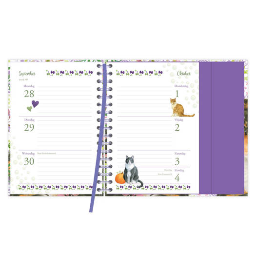 Comello Franciens Katten Spiraalagenda 2026 Laura