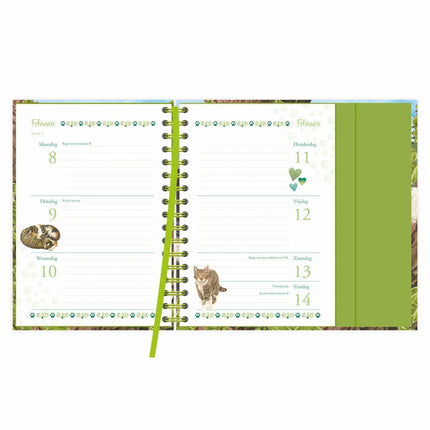 Comello Franciens Katten Spiraalagenda 2027 Bailey