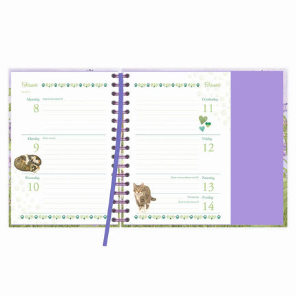 Comello Franciens Katten Spiraalagenda 2027 Suus