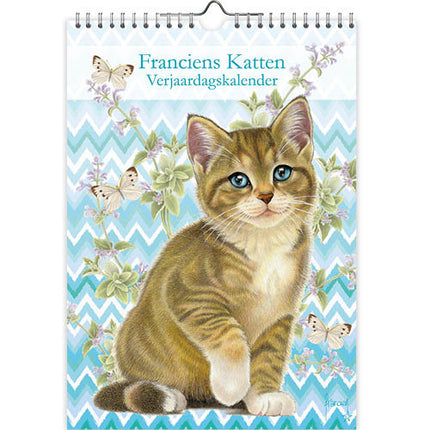 Comello Franciens Katten Verjaardagskalender A4 Miepje