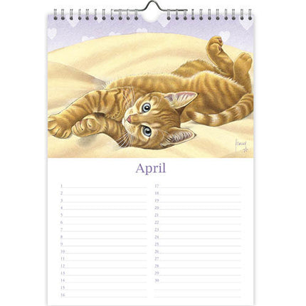 Comello Franciens Katten Verjaardagskalender A4 Miepje
