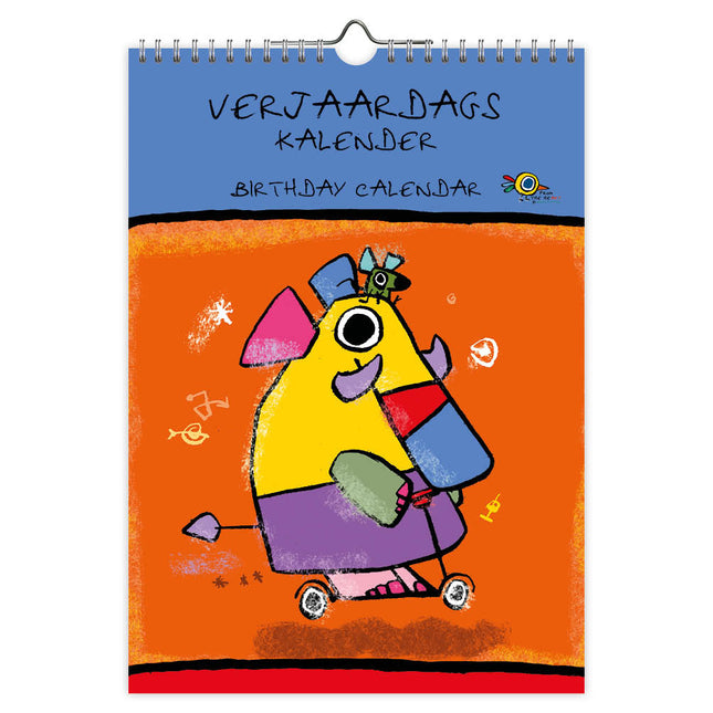 Comello From the HeART (Willem Ritstier) A4 Verjaardagskalender
