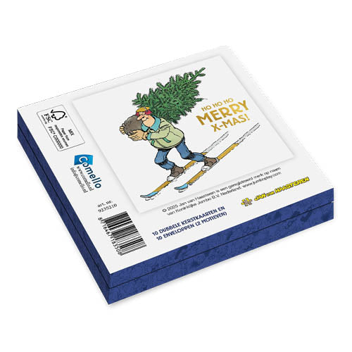 Comello Jan van Haasteren Kerstkaarten Ho Ho Ho