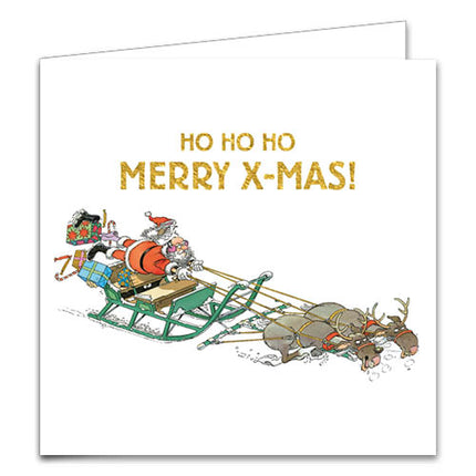 Comello Jan van Haasteren Kerstkaarten Ho Ho Ho